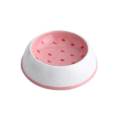 Cuencos de cerámica con forma de fruta pop