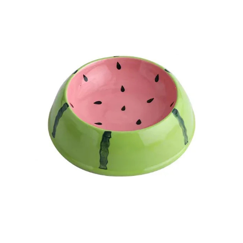 Cuencos de cerámica con forma de fruta pop