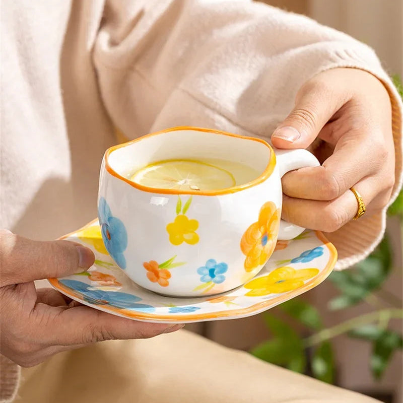 Taza coreana pintada a mano (30 cl) 
