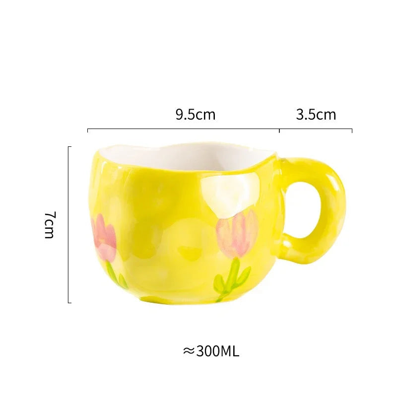 Taza coreana pintada a mano (30 cl) 