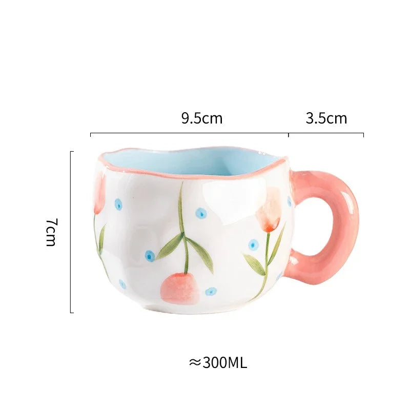 Taza coreana pintada a mano (30 cl) 