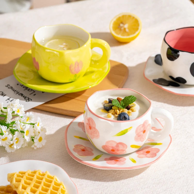 Taza coreana pintada a mano (30 cl) 