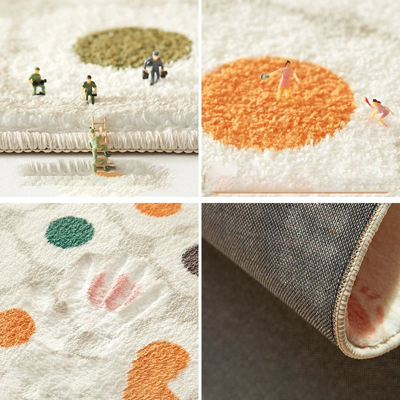 Alfombrilla antideslizante con diseño de flor sonriente