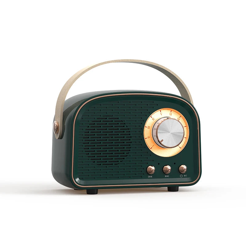 Mini radio retro con Bluetooth