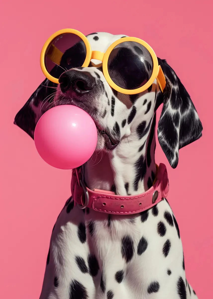 Pósteres de animales de chicle