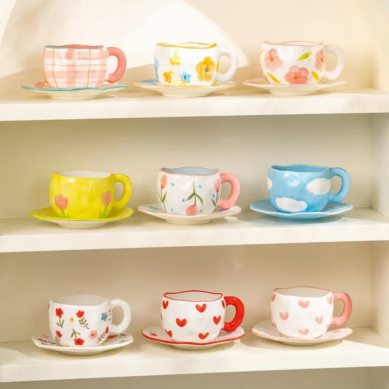 Taza coreana pintada a mano (30 cl) 