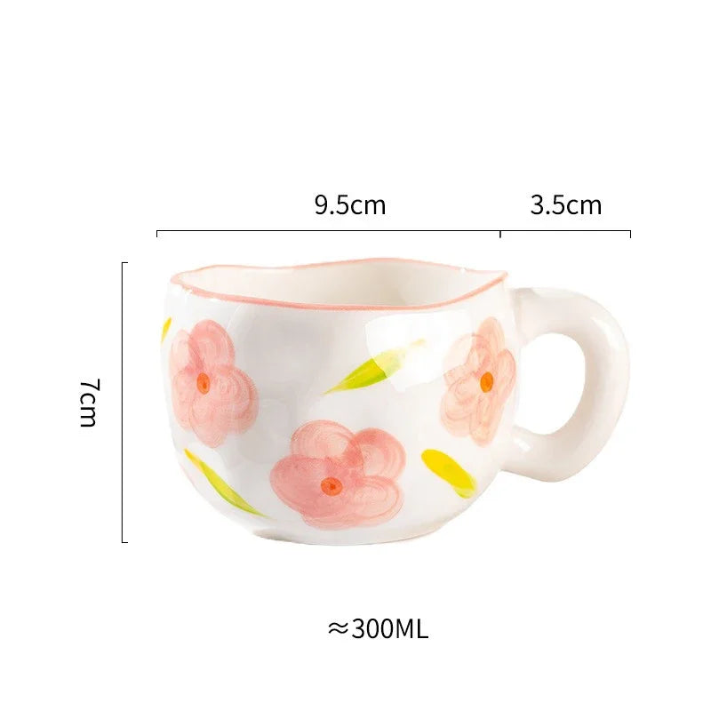 Taza coreana pintada a mano (30 cl) 