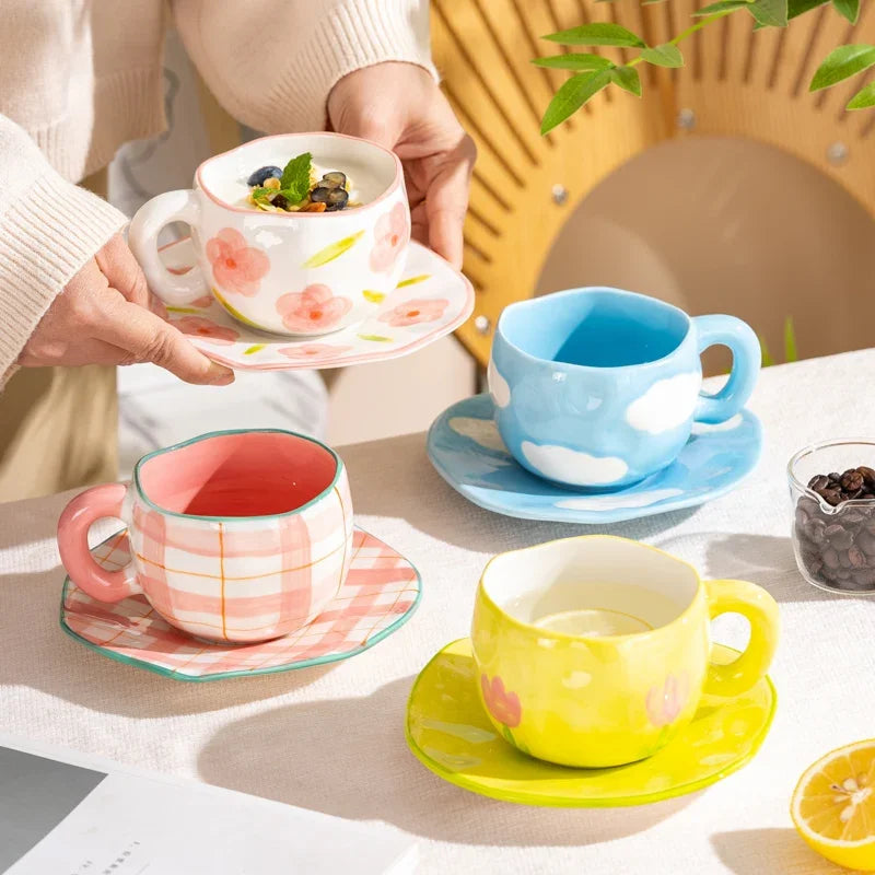 Taza coreana pintada a mano (30 cl) 