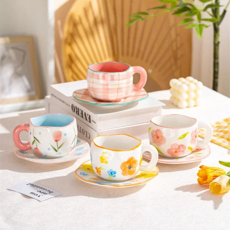 Taza coreana pintada a mano (30 cl) 