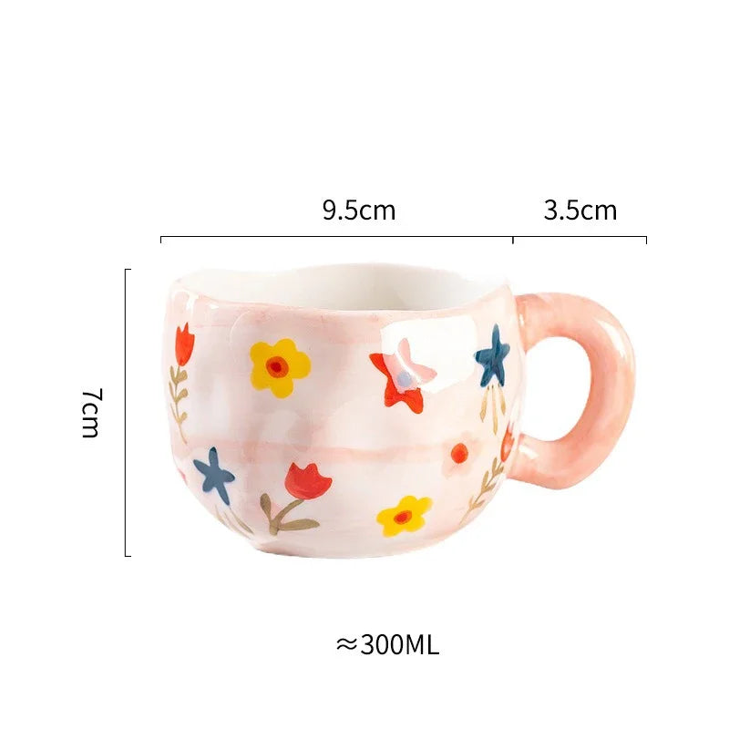 Taza coreana pintada a mano (30 cl) 