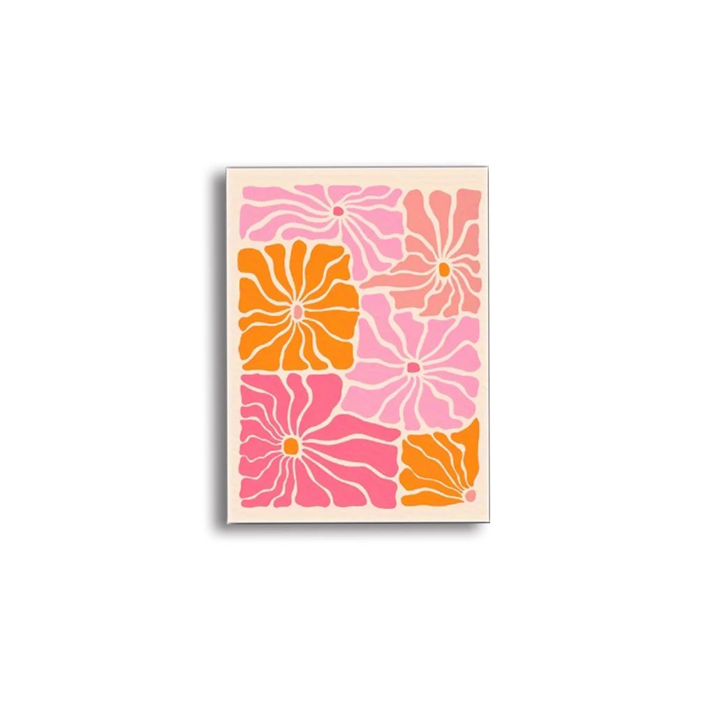 Pósteres de pared retro coloridos